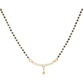 22K Gold Minimalist Mangalsutra Chain Necklace