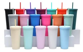 24oz plastic Tumbler 24oz- In Stock