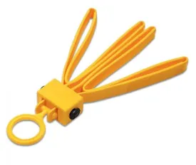 Asp Tri-Fold Restraints - Yellow (Plasticuffs - 6 Pack)