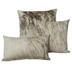 Aspen Grey Brindle Cowhide Pillows