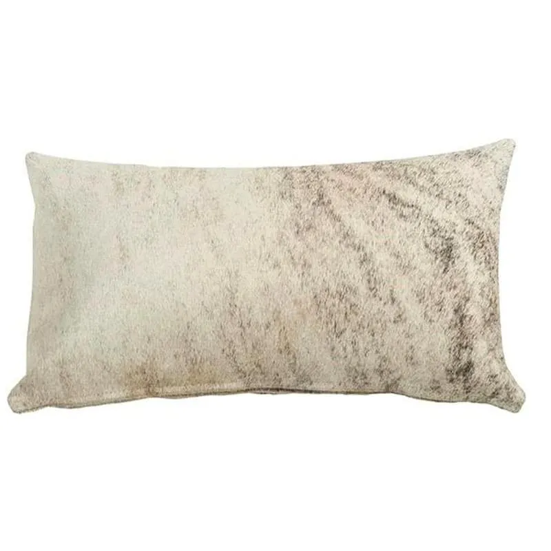 Aspen Grey Brindle Cowhide Pillows