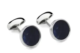 Babette Wasserman Deco Arabesque Cufflinks with Sodalite