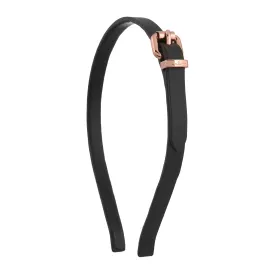 BLACK BUCKLE HAIRBAND