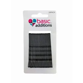 Bobby Pin, Black, 6cm, 24pk