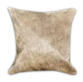 Champagne Cowhide Pillow Covers