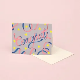 Congrats Card - Grey