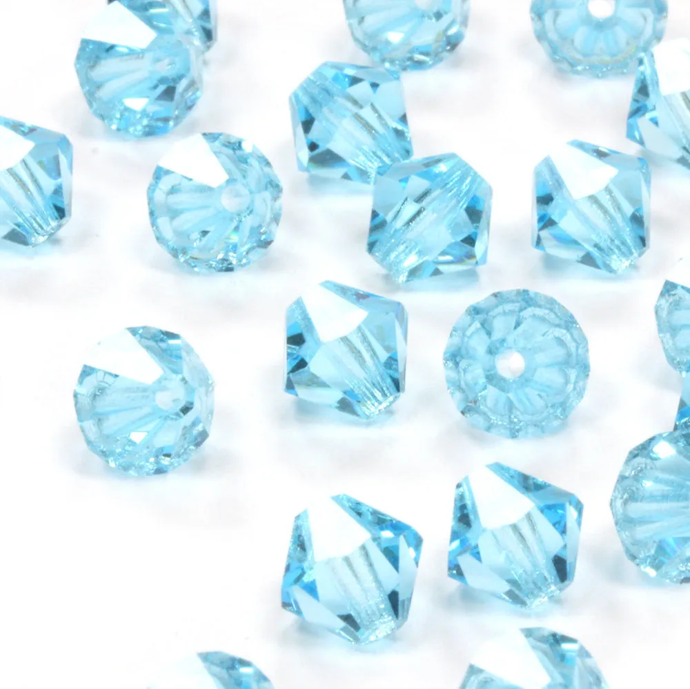 Crystal 6mm Bicone Blue Bundle - Pack of 6