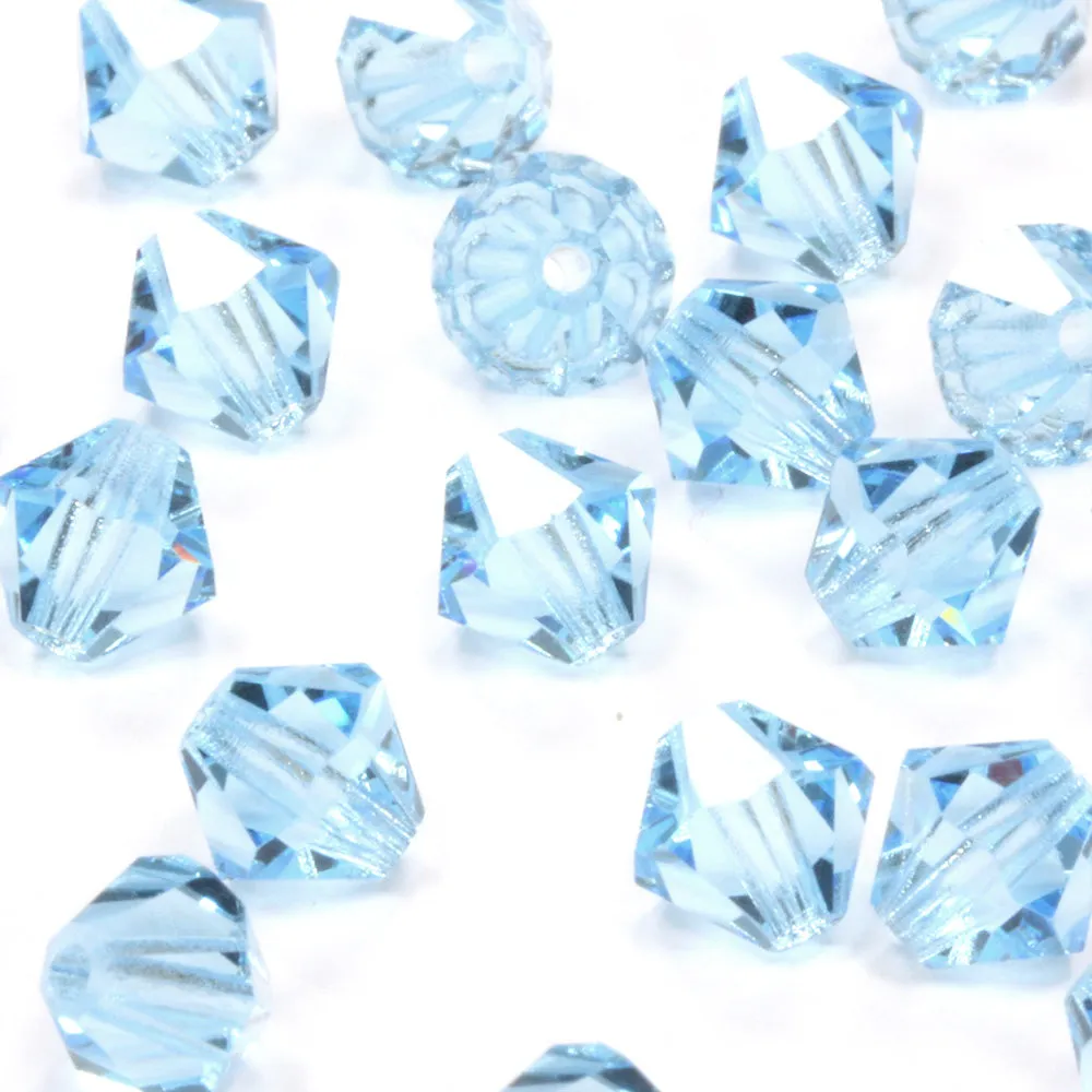 Crystal 6mm Bicone Blue Bundle - Pack of 6