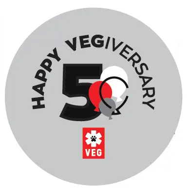 Fifth VEGiversary Lapel Pin