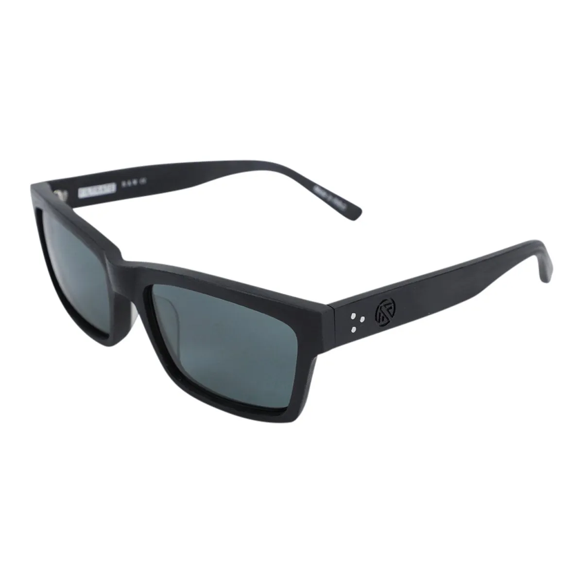 Filtrate Wasabi Polarized Sunglasses Blackout Smoke