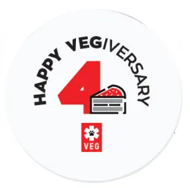 Fourth VEGiversary Lapel Pin