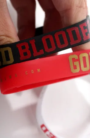 Gold Blooded (Black/Red/White Stretch Band 3-Pack)