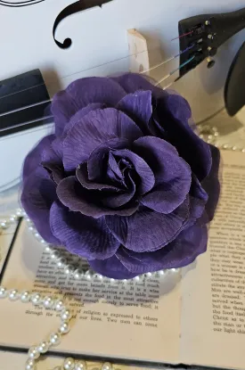 La Fleur Follies Brooch Hair Clip (Purple Reign)