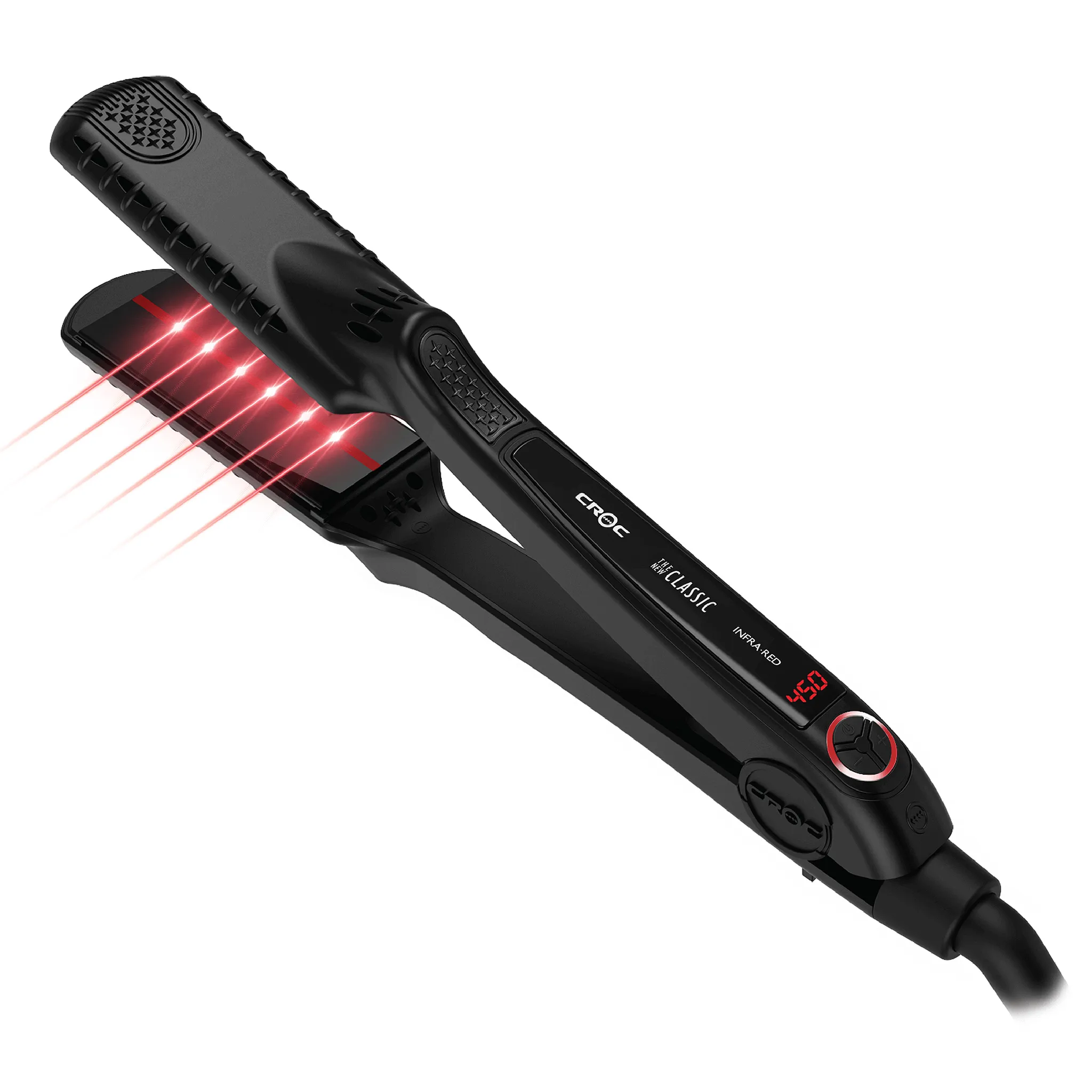 New Classic Infrared Black Titanium Flat Iron 1.5"