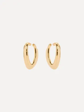 O Disk Hoop Earrings