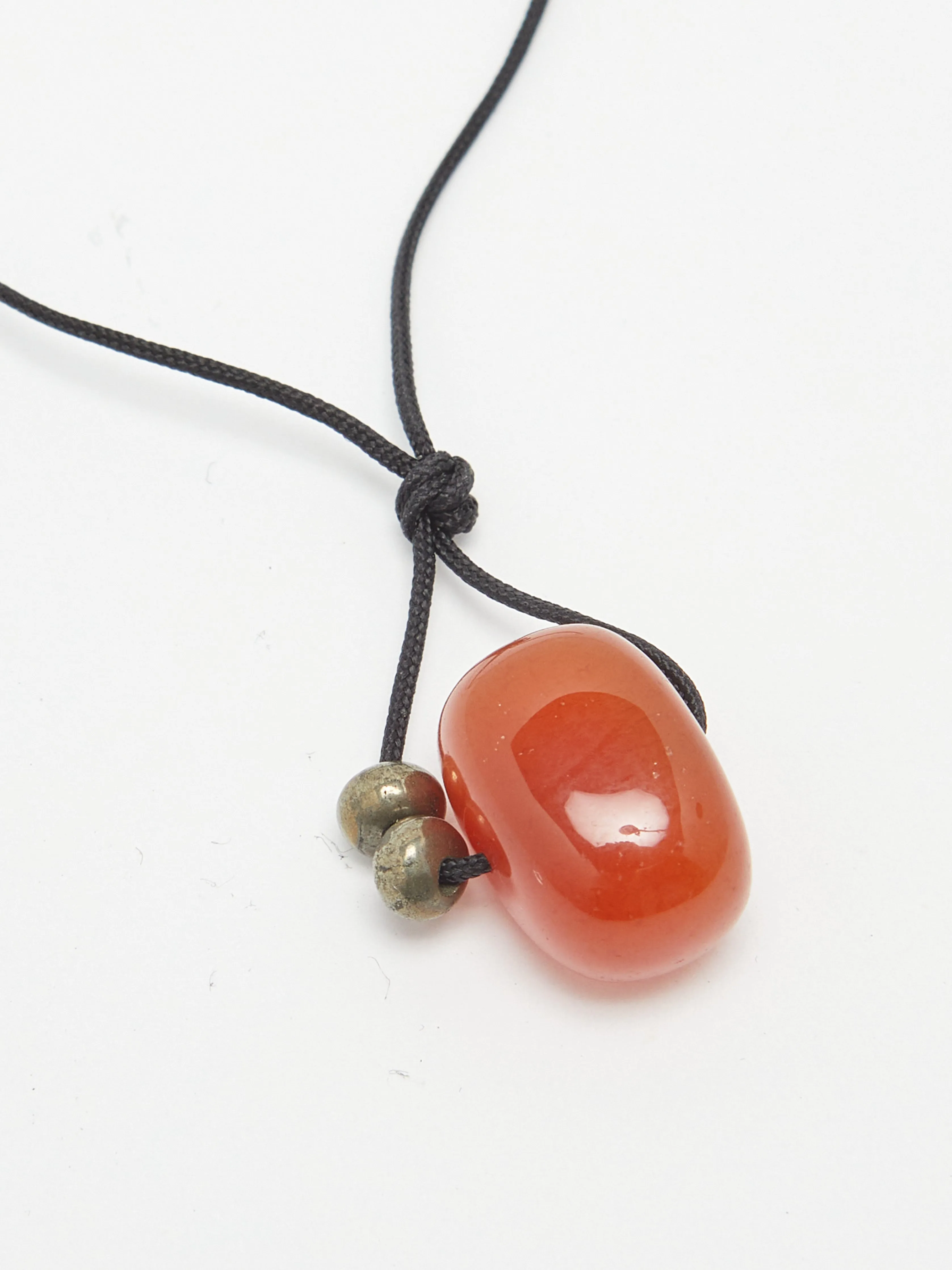 Red Agate Drop Necklace