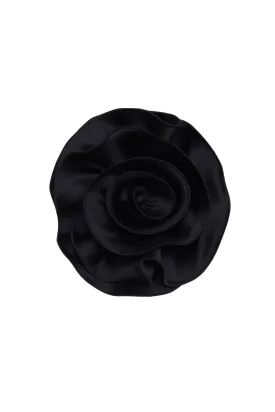 ROSE NECK TIE BLACK LARGE