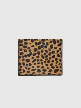 The Minis - Card holder in Cheetah leather