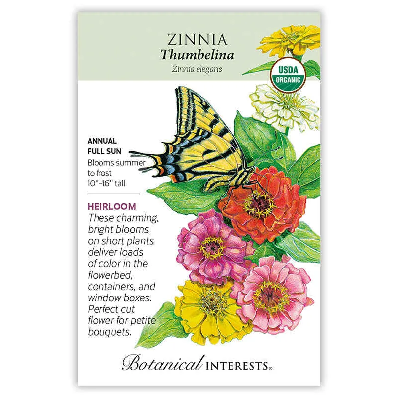 Thumbelina Zinnia Seeds