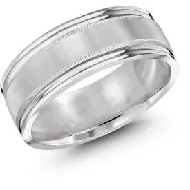 White Gold Wedding Band